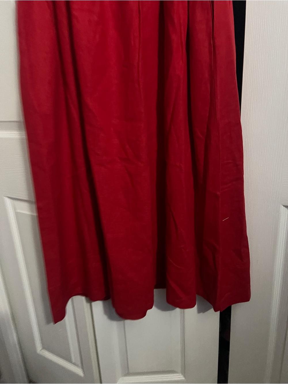 Christian Lacroix Red Spaghetti Strap Maxi Dress - Picture 9 of 12